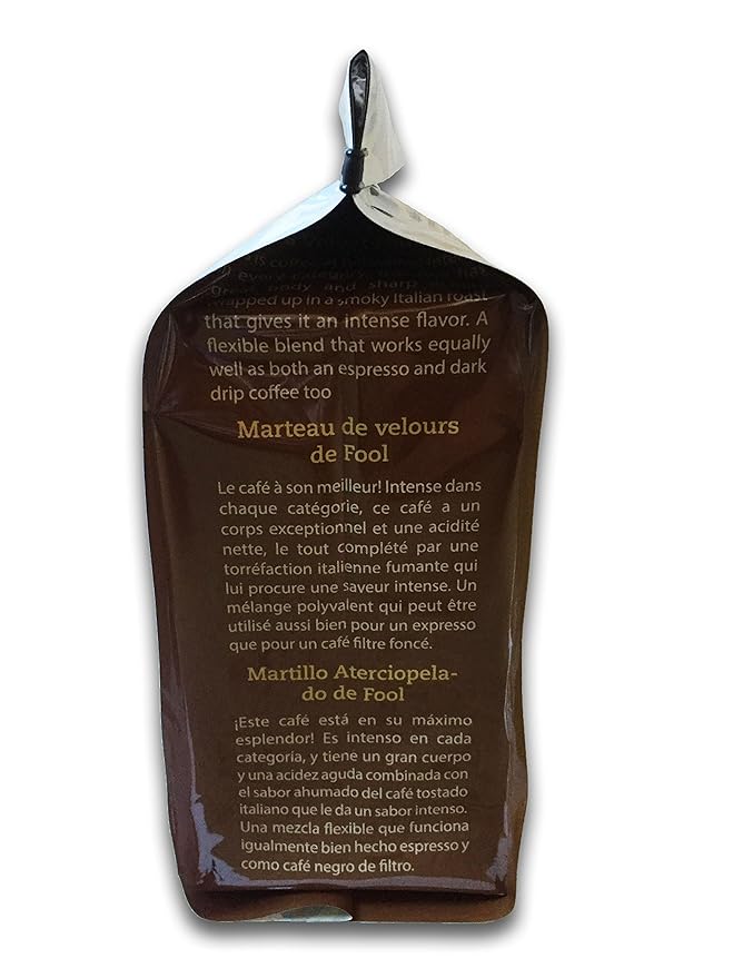 Coffee Fool’s Organic Fair Trade Velvet Hammer 2 Pound (Perk)