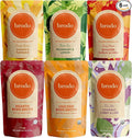 Brodo Broth Collagen Variety Pack Ginger &amp Turmeric Rosemary &amp Lemon Coconut Curry &amp lime Chicken Broth Hearth Broth Roasted Garlic and Chili No Preservatives Collagen 8 oz (Pack of