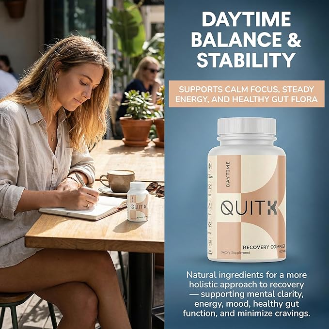Withdrawal and Detox Support 90 Day Recovery Complex – Sleep Energy Stress Mood &amp Craving Support – Daily Supplement - Magnesium Glycinate Ashwagandha GABA L-Theanine Agmatine &amp More