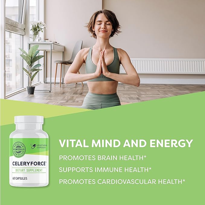 Vimergy Celeryforce – Nutrients and Amino Acids – Supports Your Wellness Routine* – Kosher Vegan &amp Gluten-Free – 60 Capsules