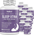 NuBest Sleep Xtra Supports Healthy Sleep for Adults - Vitamin B6 Melatonin Ashwagandha Chamomile Valerian &amp More - Non Habit-Forming (Pack 12)