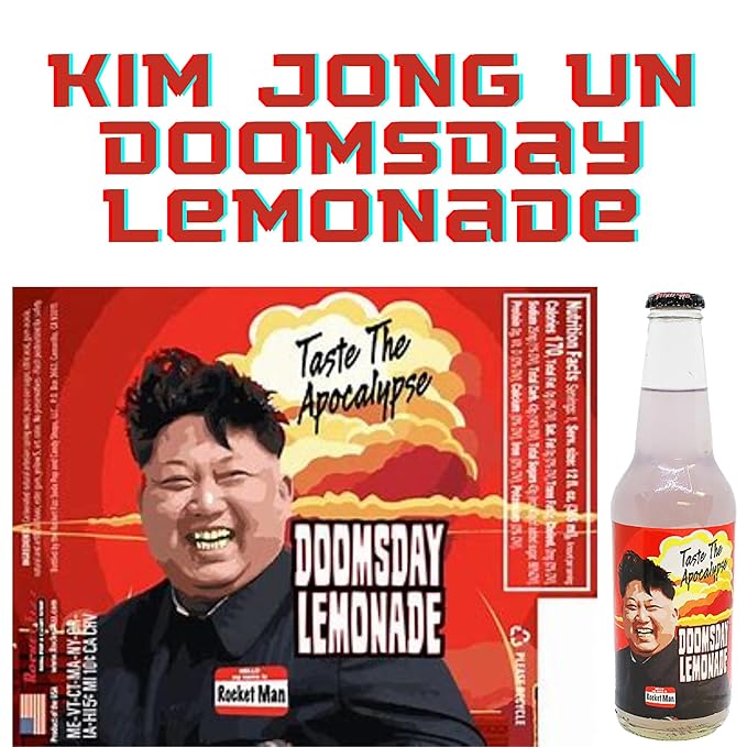 Dictator Soda Pack | 5 Hilarious Novelty Sodas | 12 oz Glass Bottles with Cane Sugar | Includes Crazy Soda Pop Bottle Opener