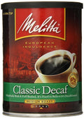 Melitta Coffee Classic Decaf Ground Medium Roast 10.5-Ounce Cans (Pack of 12)