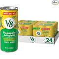 V8 Pineapple Jalapeno 100% Fruit and Vegetable Juice 8 fl oz Can (24 Pack)