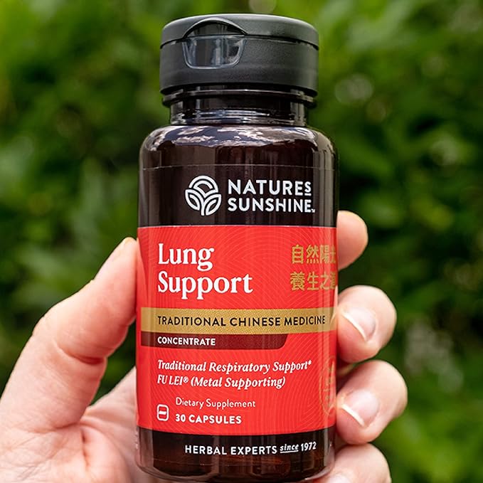 Nature's Sunshine Lung Support Chinese TCM Concentrate 30 Capsules