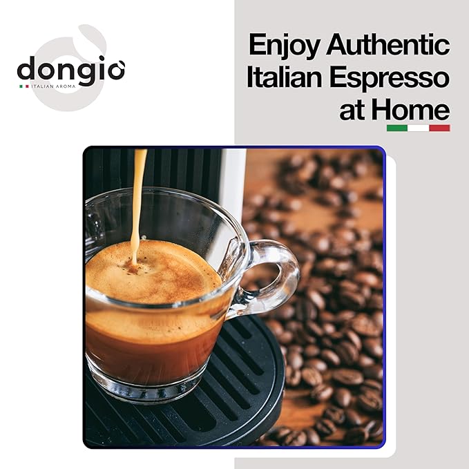Dongiò Caffè Dark Roast Variety Pack – 100 Easy Serving Espresso Pods (ESE 44mm) – Napoli &amp Venezia – Roasted and Blended In Italy
