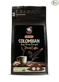 pure 100% arabica ground decaf coffee - DECAF COLOMBIAN GROUND COFFEE - Medium Roast 100% Pure Arabica swiss water processed non gmo - coffee from colombia by SWAN LIFE ESSENTIALS - 3 Bags (36 Oz)