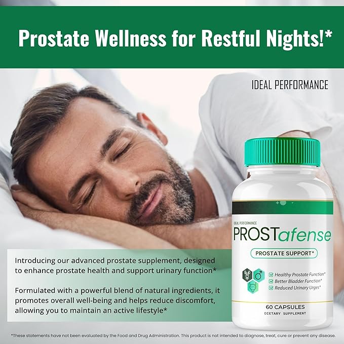 Prostafense Prostate Health Supplements for Men Capsules Official Prostafense All Natural Support Pills - Maximum Strength Premium Formula for Daily Wellness Prosta Fense Reviews (3 Pack)