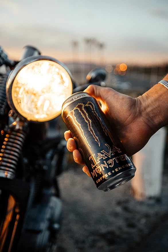 Java Monster Café Latte Coffee + Energy Drink 15 Ounce | Pack of 12