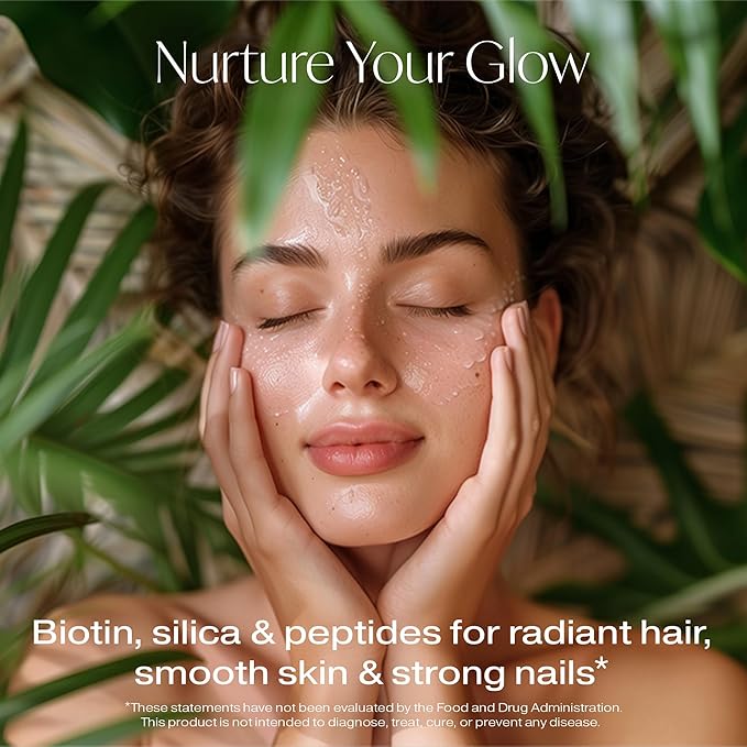 Beyond Brilliance Collagen Powder (Unflavored 30 Servings) - with Collagen Peptides Biotin and Silica for Healthier Skin Hair and Nails