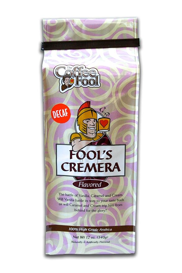 The Coffee Fool Fool's Whole Bean Decaf Cremera 12 Ounce