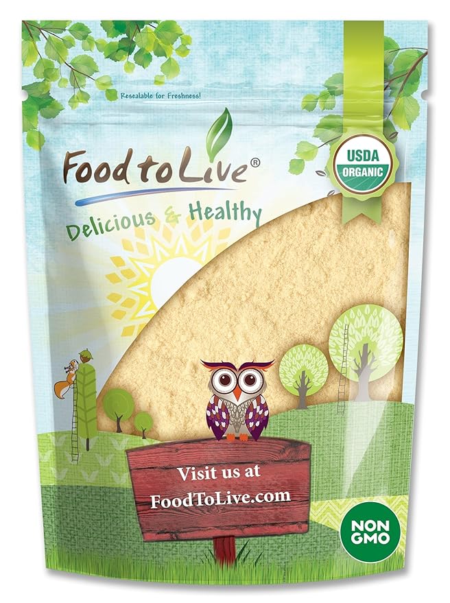 Food to Live Organic Carrot Powder 5 Pounds - Non-GMO Ground Raw Dried Roots Vegan Bulk for Baking Juices Smoothies Shakes and Drinks. Good Source of Dietary Fiber Potassium and Vitamin A