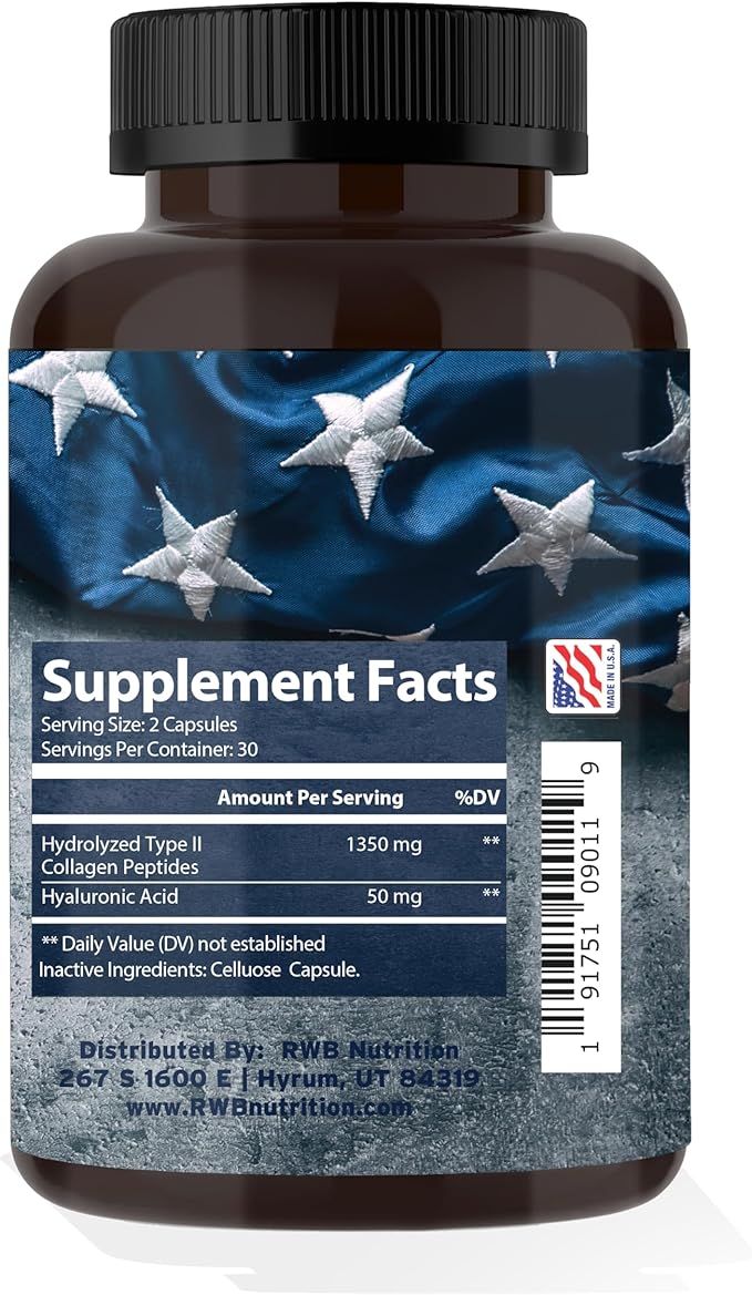 RWB - Collagen Type II - 60 Capsules