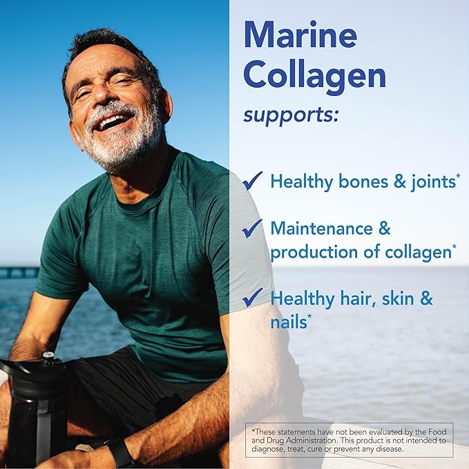 Patient One Marine Collagen | Powder Supplement to Provide Whole-Body Support* | with Types 1 2 and 3 Collagen Plus Collagen Cofactors | 13.75 oz