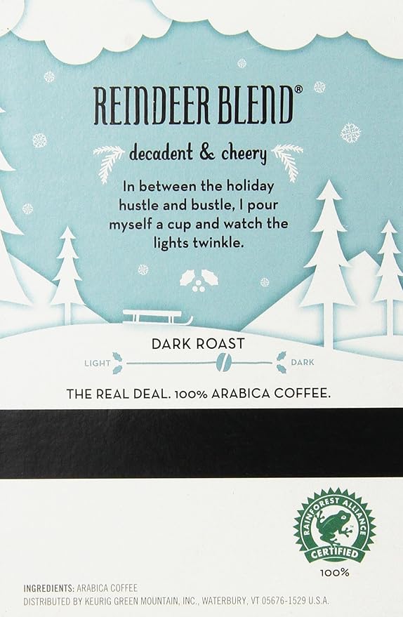 Caribou Reindeer Blend Keurig 2.0 K-Cup Pack 16 Count