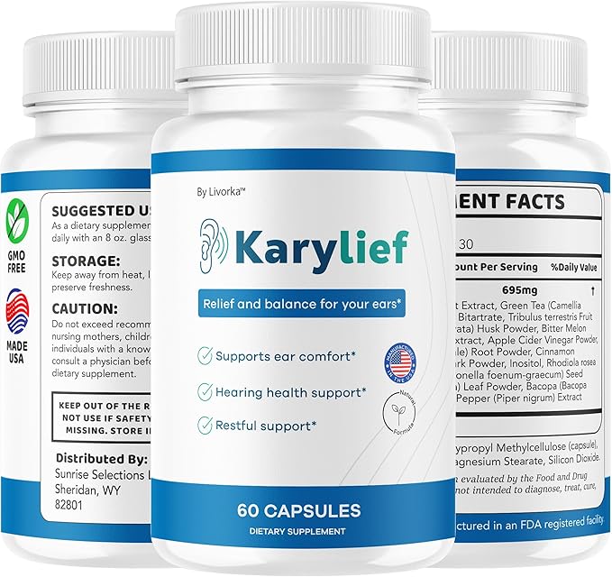 Karylief Capsules - Official Karylief Advanced Premium Pills Supplement Support - Maximum Strength Natural Formula Vitamins for Overall Health &amp Wellness Reviews 60 Capsules for 1 Month