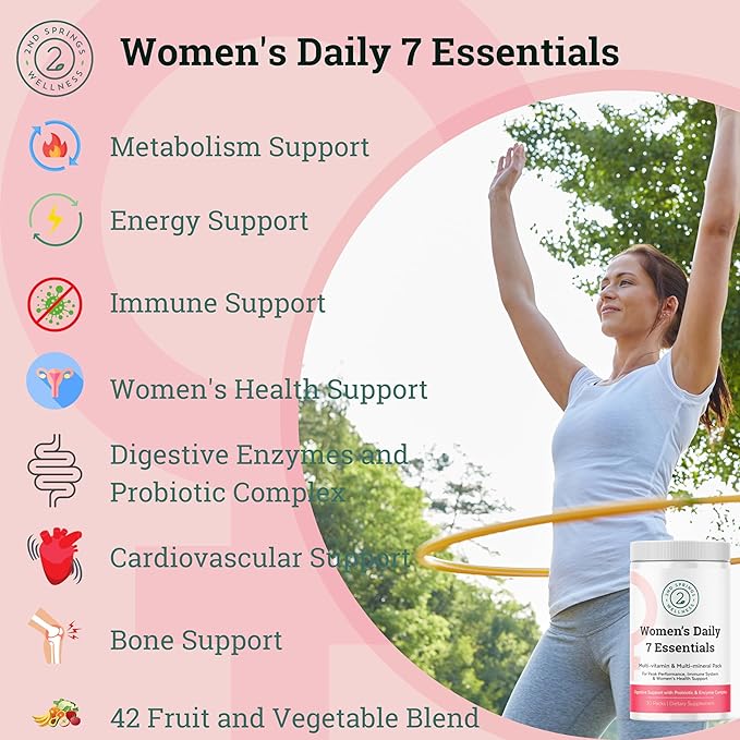 Women's Daily 7 Essentials Adaptogen Complex &amp Sleep Well Bundle