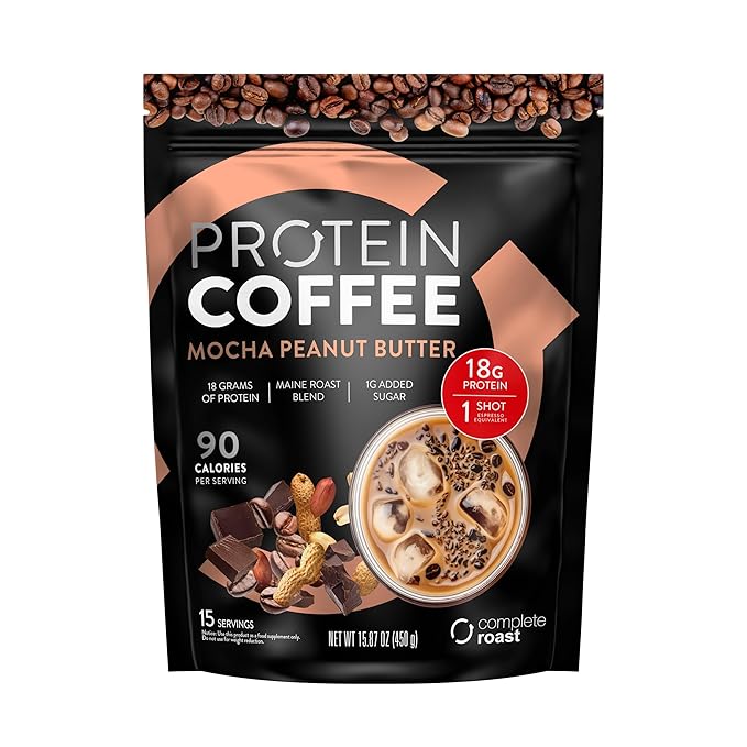 Complete Roast 3-Pack Caramel Frappe Iced Coffee and Vanilla (Caramel Frappe Mocha Latte Mocha Peanut Butter)