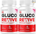 (2 Pack) Gluco Revive Capsules - Official GlucoRevive Advanced Formula Support Pills - Maximum Strength Natural Gluco Revive Vitamins for Overall Health &amp Wellness Reviews 120 Capsules for 2 Mon