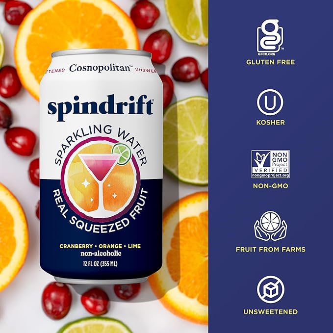 Spindrift Cosnopolitan Can 12 Ounce (Pack of 24)