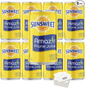 Sunsweet Prune Juice 7.5oz Mini Cans (Pack of 8) with Bay Area Marketplace napkins