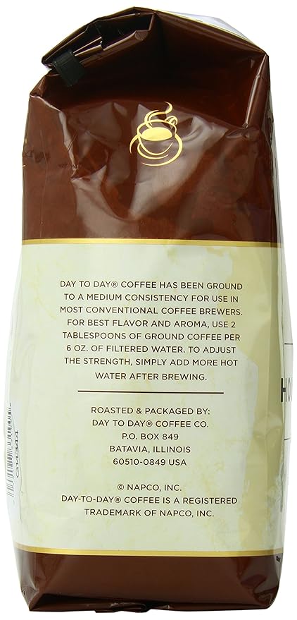 Day To Day Ground Coffee Medium Roast House Blend 33 Ounce Bag (Pack of 2)