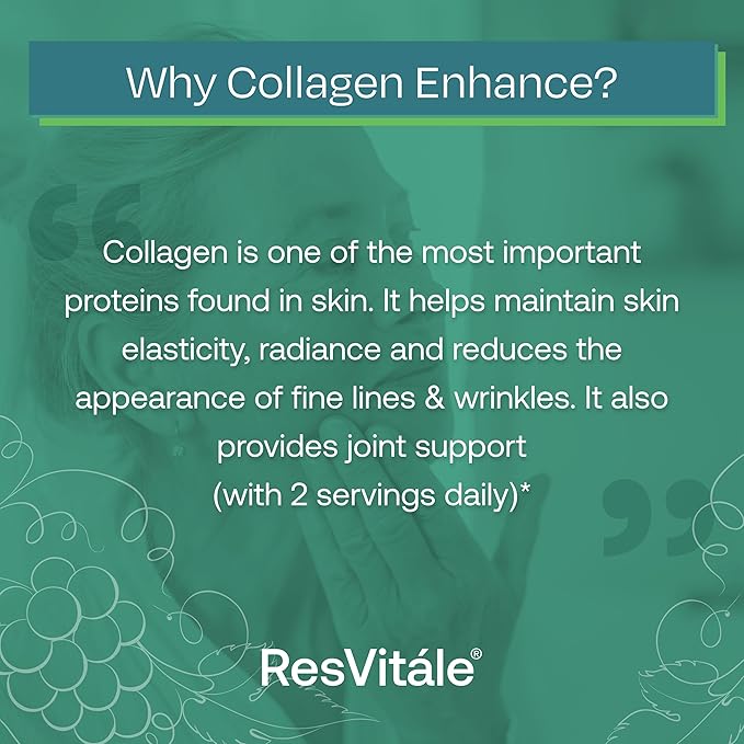 ResVitale Beauty 3 - Skin Care Supplement with Collagen Keratin &amp Elastin - 90 Capsules &amp Collagen Enhance - Beauty Supplement with Hyaluronic Acid &amp Resveratrol - 60 Capsules