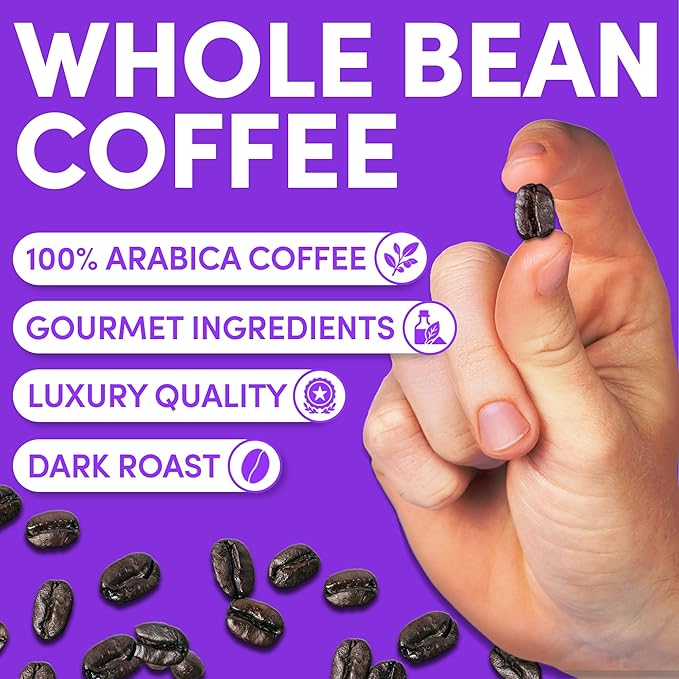 Sarasota Coffee Whole Bean Cubano European French Roast | Dark Roast Gourmet Coffee Beans | Low Acid Mold Free Specialty Grade Bulk Coffee Beans | 5lb (80 oz)