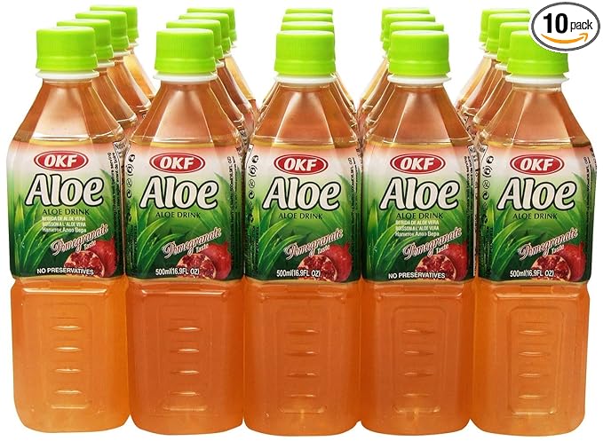 Aloe Vera (Pomegranate Flavor) - 16.90fl Oz (Pack of 10)