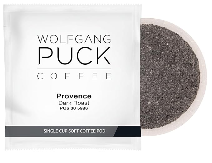Wolfgang Puck Coffee Provence French Roast 9.5 Gram soft Pods 18 Count (Pack of 3)