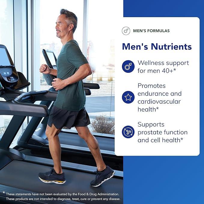 Pure Encapsulations Men's Nutrients - Multivitamin Mineral Supplement to Support Energy Endurance &amp Stamina in Men Over 40* - with Vitamin D Vitamin C &amp Trace Minerals - 180 Capsules