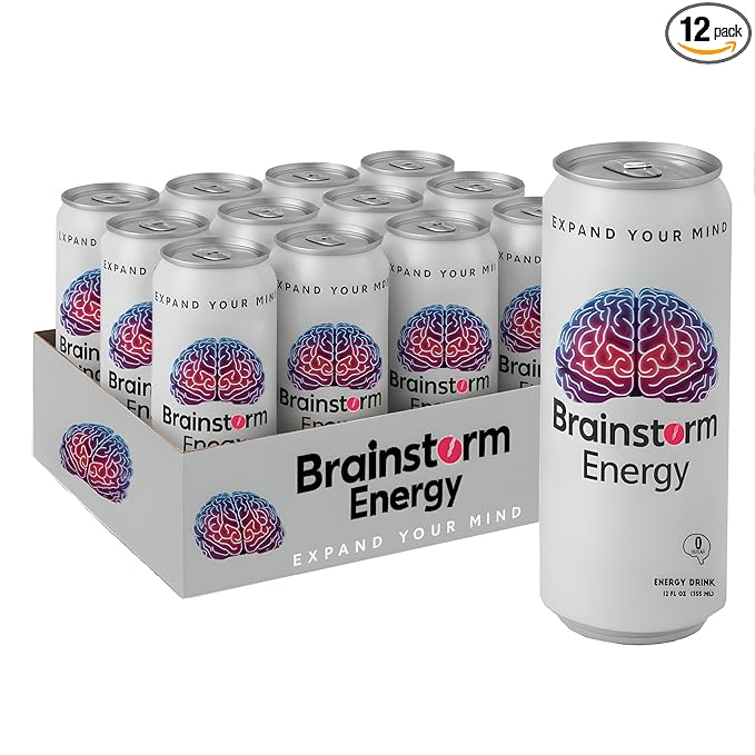 Brainstorm Energy Drink 12 Pack Case