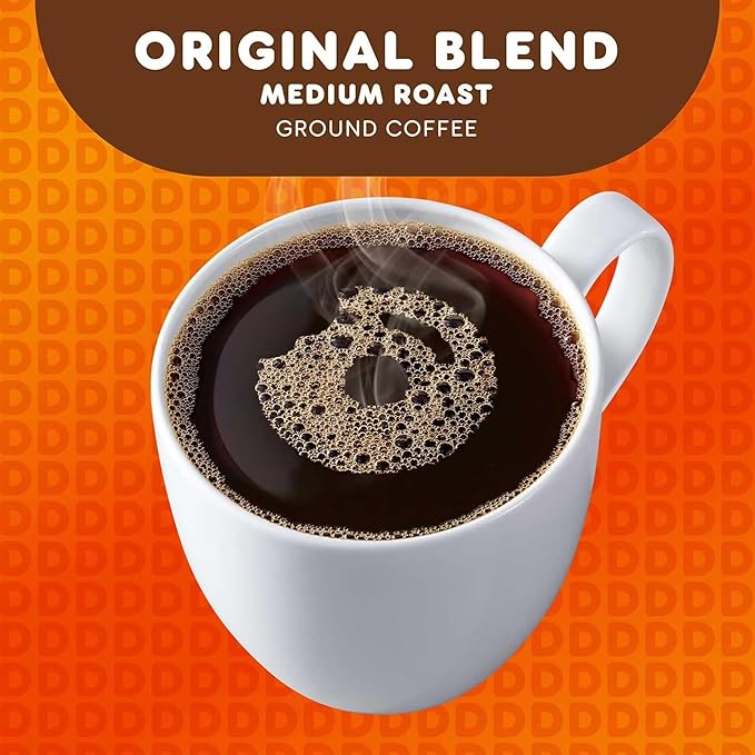 Original Blend Ground Coffee Medium Roast 40 oz Value Size Canister Smooth Balanced Flavor Pre-Ground Coffee for Drip Pour Over &amp French Press 130 Servings