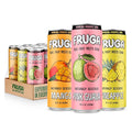 FRUGA Tropical Mix Sparkling Fruit Super Soda | Prebiotic Soda Low Calorie Healthy Soda Benefits and Vitamin Boost - 12 Fl Oz (Pack of 12)