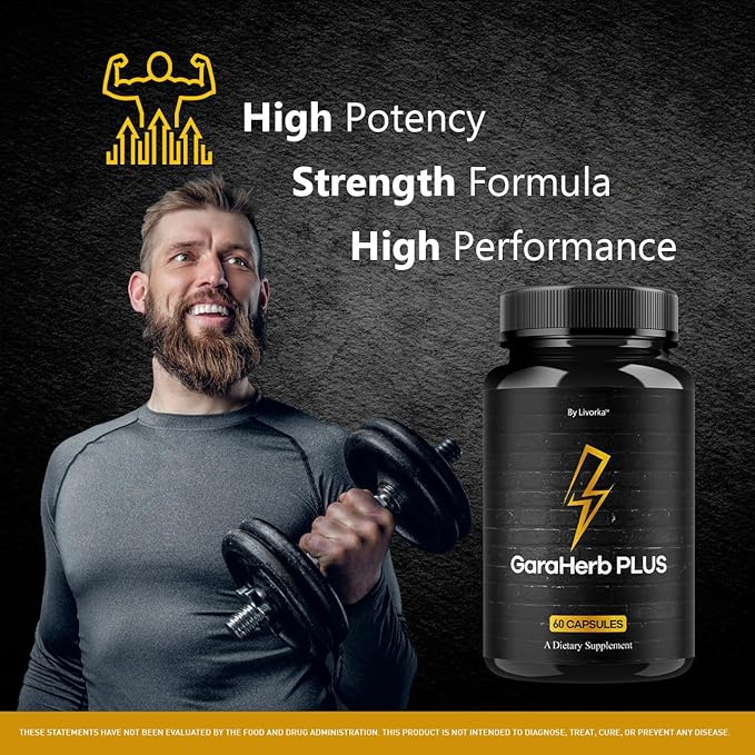 (2 Pack) GaraHerb Plus Capsules - Official Pills Advanced Supplement Support - Maximum Strength Natural Gara Herb Plus for Overall Health &amp Wellness Reviews 120 Capsules for 2 Months