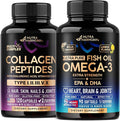Collagen Peptides Capsules &amp Omega 3 Fish Oil Softgels