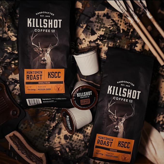 Killshot Coffee Ground Coffee 12 oz Variety Pack of 3