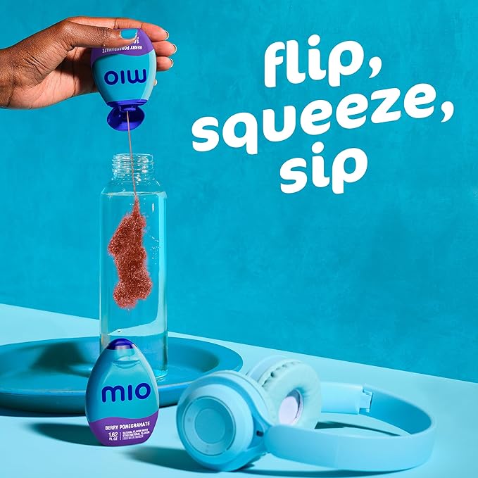 Mio Berry Pomegranate Liquid Water Enhancer SugarFree &amp Refreshing 1.62 oz. Each (Pack of 5)