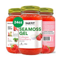 Sea Moss Gel Raw (24 Flavors) 24oz Wildсrafted Gold Sea Moss Gel from Saint Lucia | 92 Vitamins and Minerals | Pure Raw+Non-GMO