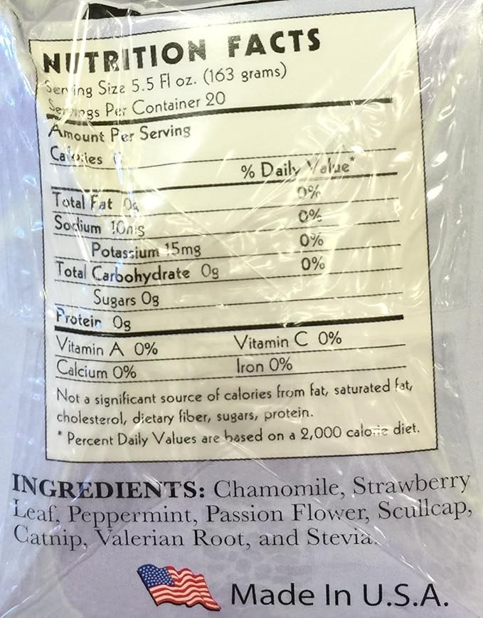 Superior Relaxing Tea Pure &amp Natural Herbs No Additives No Preservatives 1.4 oz.