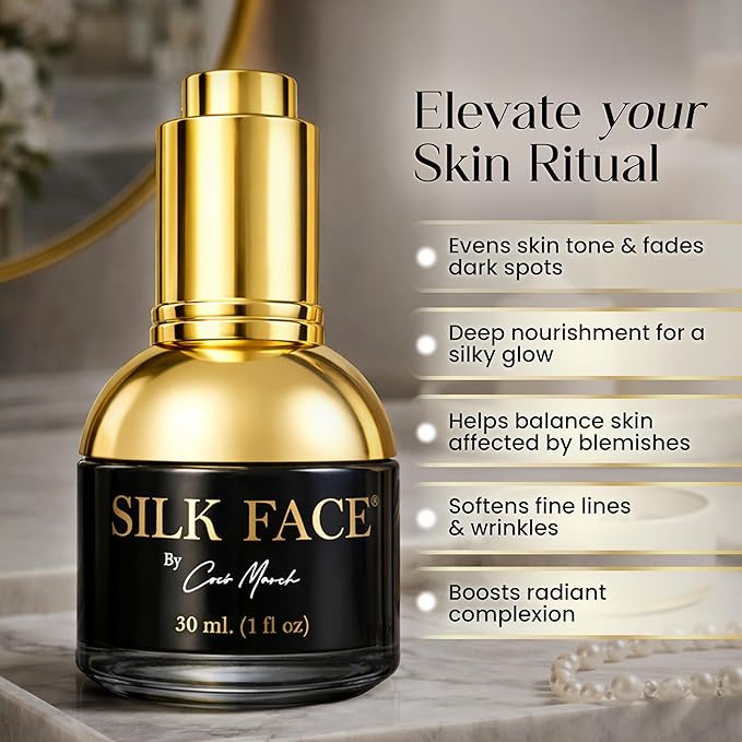 Elixir by Cocó March Silk Face Collagen Bundle for Fine Line Reduction Luxurious Illumination &amp Silky Radiance for Skin Hair Nails and Joints