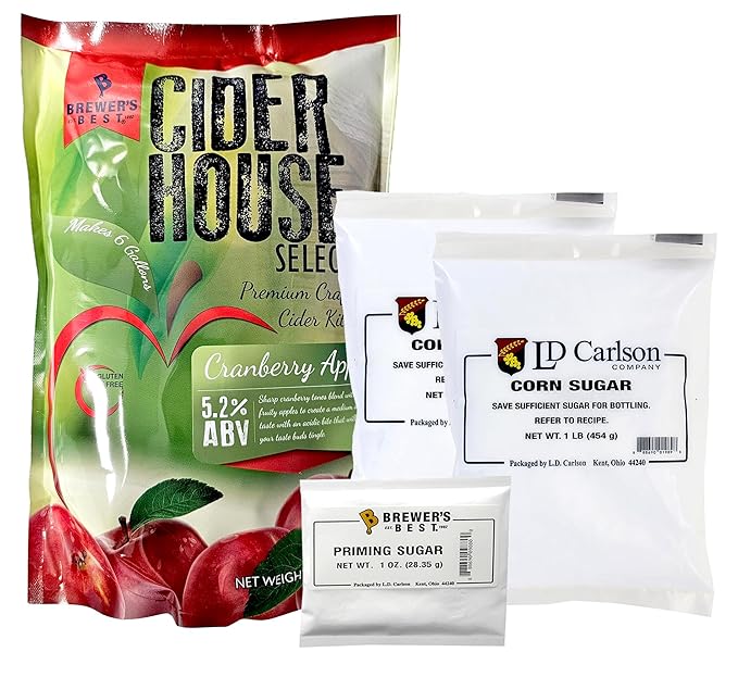 Cider House Select Cranberry Apple Cider Making Kit (5.3 lb)