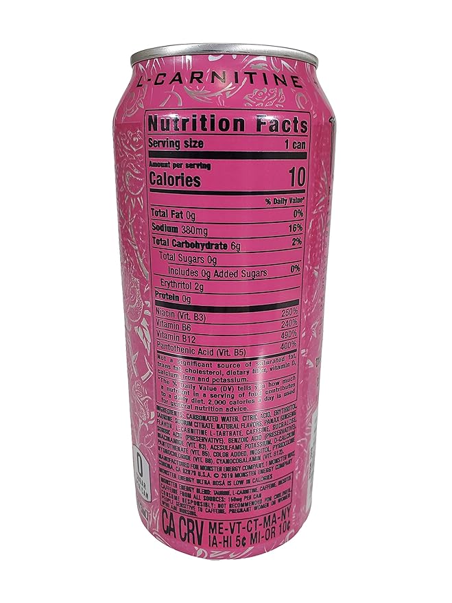 Monster Energy Ultra Fiesta &amp Ultra Rosa 16 ounce cans (Ultra Rosa 6 Cans)