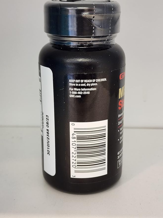 GNC Men's Staminol Daily Male Performance Formula Key Nutrients 60 Capsules