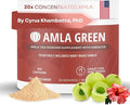 Amla Powder &amp Green Tea Superfood Supplement with Hibiscus 20x Ultra Concentrated Amla Antioxidant Support Made with Oolong Tea and Indian Gooseberries Organic Vegan Hibiscus 30 Servings