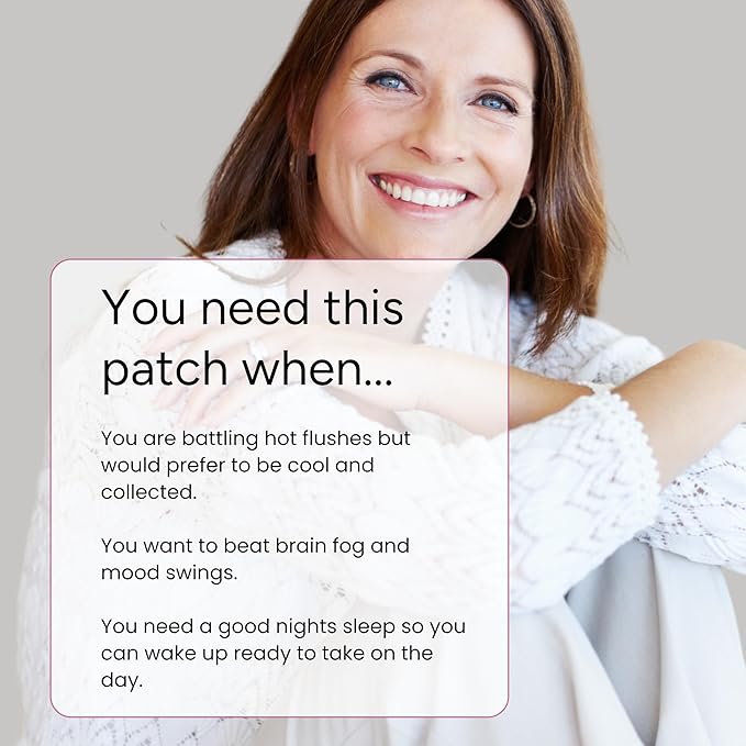 The Patch Remedy Menopause Patch | Black Cohosh Damiana Valerian Ginger | 30 Patches