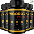 (5 Pack) Vigorox Prime Capsules VigoroxPrime Advanced Maximum Strength Performance Pills For Men Premium Natural Ingredients Formula for Overall Health &amp Wellness Support Capsulas Pastillas (300
