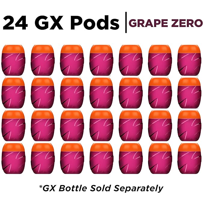 Gatorade Gx Hydration System Non-Slip Gx Squeeze Bottles Or Gx Sports Drink Concentrate Pods - 4 count (Pack of 6)