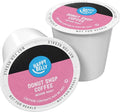 Amazon Brand - Happy Belly Medium Roast Coffee Pods Donut Style Compatible with Keurig 2.0 K-Cup Brewers 100 Count