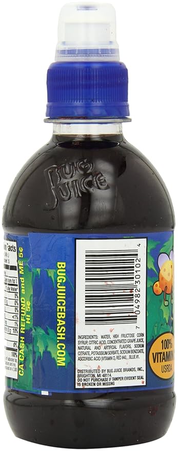 Bug Juice Grapey grape 10 Fl Oz (Pack of 24)